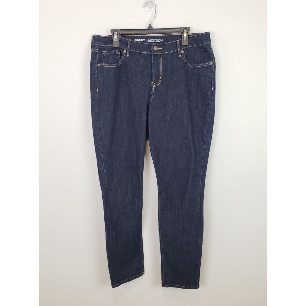 4/$20 Old Navy Curvy Skinny Jeans Dark Wash Size 14